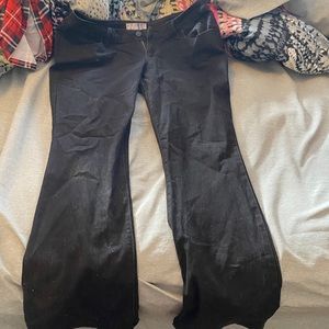 Flare black pants
